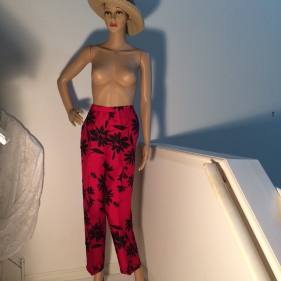 Cruise Wear Pants - 100% Silk Pants with beaded accents Cruise Wear 6